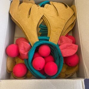 Festive Reindeer Antler Headbands with Red Noses